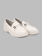 Білі туфлі з екошкіри | 6829738