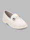 Білі туфлі з екошкіри | 6829738 | фото 6