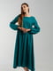 Сукня-максі смарагдового кольору | 6829791 | фото 2