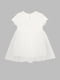 Сукня з фатиновими вставками біла | 6829818 | фото 2