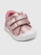 Шкіряні черевики рожево-серебристого кольору на липучках | 6829877 | фото 5