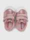 Шкіряні черевики рожево-серебристого кольору на липучках | 6829877 | фото 8