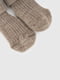 Шкарпетки для малюків коричневі | 6829915 | фото 4
