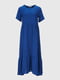 Сукня-максі темно-синього кольору | 6830099 | фото 9