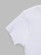 Біла бавовняна футболка з принтом | 6830389 | фото 9