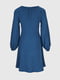 Сукня А-силуету синього кольору в смужку | 6830395 | фото 10