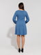 Сукня А-силуету синього кольору в смужку | 6830395 | фото 6