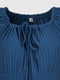 Сукня А-силуету синього кольору в смужку | 6830395 | фото 9