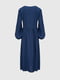 Сукня А-силуету темно-синього кольору | 6830404 | фото 10