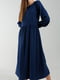 Сукня А-силуету темно-синього кольору | 6830404 | фото 5