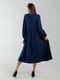 Сукня А-силуету темно-синього кольору | 6830404 | фото 7