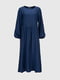 Сукня А-силуету темно-синього кольору | 6830404 | фото 9