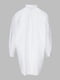 Біла бавовняна сорочка на гудзиках | 6830408 | фото 10