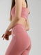 Рожеві спортивні легінси з широкою резинкою | 6830411 | фото 3