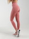 Рожеві спортивні легінси з широкою резинкою | 6830411 | фото 4
