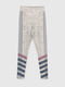 Світло-сірі спортивні легінси з смужками | 6830412 | фото 9