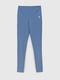 Блакитні спортивні легінси з широкою резинкою | 6830417 | фото 9