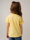 Жовта бавовняна футболка з принтом | 6830503 | фото 4