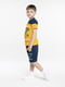 Спортивна форма: футболка жовта і сині шорти | 6830578 | фото 2