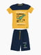 Спортивна форма: футболка жовта і сині шорти | 6830578 | фото 7