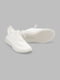Білі текстильні кросівки на шнурівці | 6830737 | фото 5