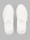 Білі текстильні кросівки на шнурівці | 6830737 | фото 8