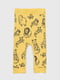 Жовтий бавовняний костюм з принтом: світшот і штани | 6830792 | фото 7