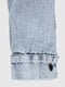 Куртка джинсова блакитна з декоративними торочками | 6830839 | фото 10