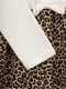 Сукня-лонгслів біла з леопардовим принтом | 6830846 | фото 10