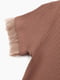 Сукня-футболка в рубчик коричнева | 6831021 | фото 3