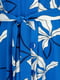 Сукня-сорочка синя з принтом | 6831051 | фото 3
