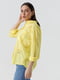 Жовта бавовняна сорочка на гудзиках | 6831384 | фото 3