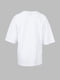 Біла бавовняна футболка з принтом | 6831499 | фото 9