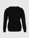 Пуловер приталений чорний | 6831516 | фото 9
