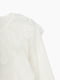 Блуза молочного кольору, декорована мереживом | 6831581 | фото 10