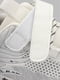 Білі кросівки з принтом та застібкою-липучкою | 6831613 | фото 9