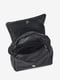 Черная кожаная сумка через плечо на клапане | 6831897 | фото 4