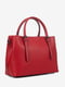 Красная кожаная сумка тоут среднего размера | 6831909 | фото 3
