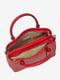 Красная кожаная сумка тоут среднего размера | 6831909 | фото 4