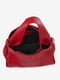 Красная кожаная сумка на молнии | 6831919 | фото 4