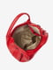 Красная кожаная сумка тоут | 6831932 | фото 4