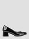 Лакированные черные туфли-лодочки | 6831965 | фото 7