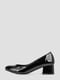 Лакированные черные туфли-лодочки | 6831965 | фото 3