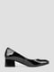 Лакированные черные туфли-лодочки | 6831965 | фото 4