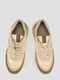 Комбинированные бежево-коричневые кроссовки | 6831973 | фото 6