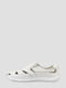 Кожаные белые сандалии | 6831984 | фото 3