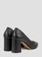 Шкіряні чорні туфлі-човники | 6831988 | фото 5