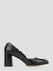 Шкіряні чорні туфлі-човники | 6831988 | фото 4