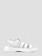 Шкіряні білі сандалії | 6831996 | фото 4