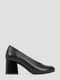 Кожаные черные туфли-лодочки | 6832006 | фото 7